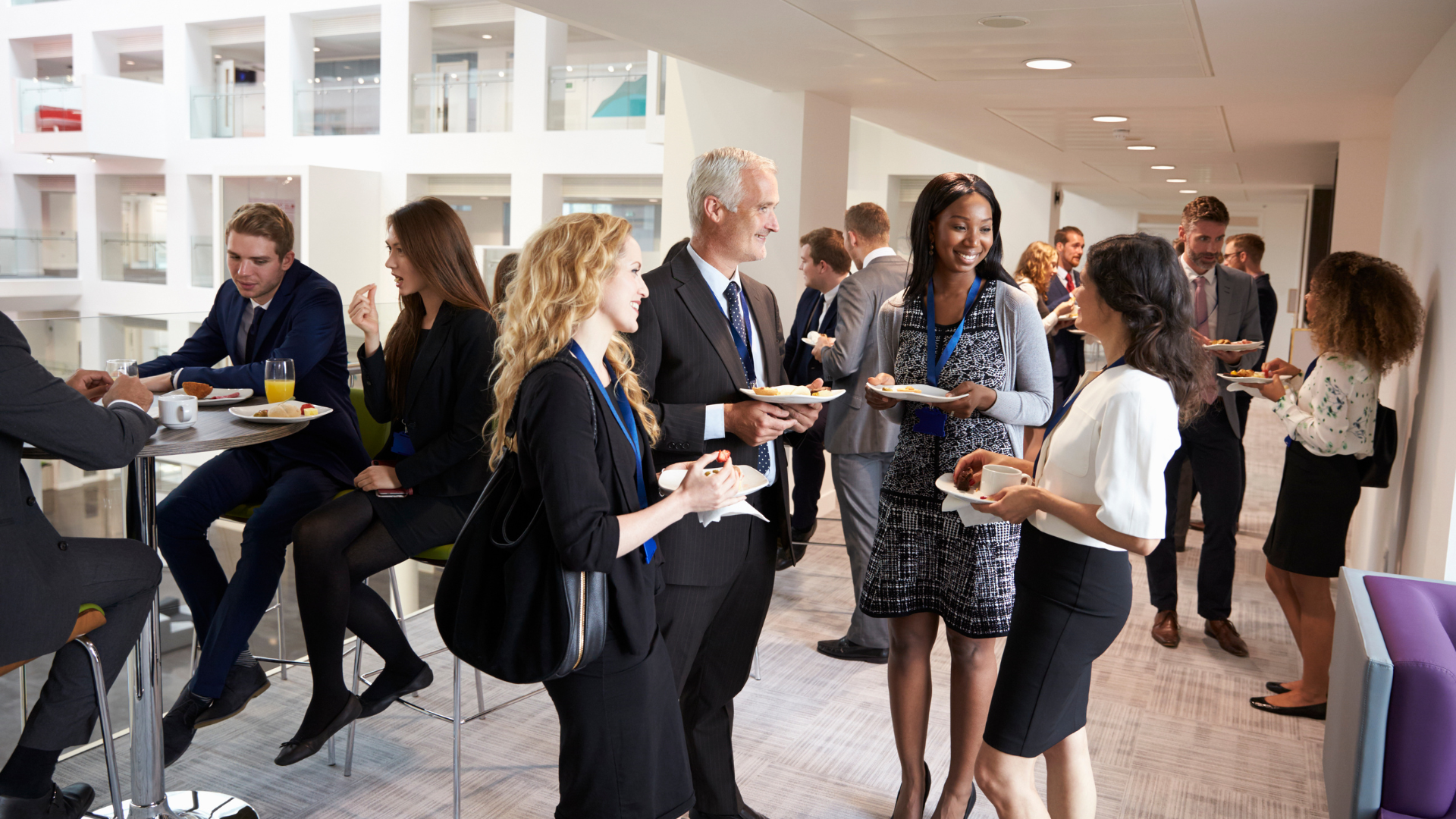 Realtors at an event partnering with radon mitigation experts